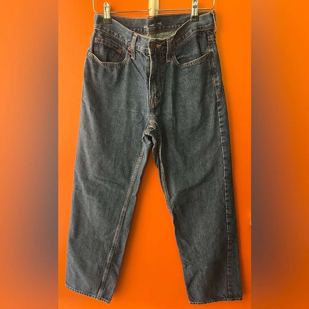 Old Navy Men's Loose Jeans - Dark Rinse